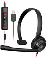 New NUBWO HW02 USB Headset with Microphone,Work
