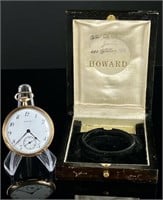 1913 Howard Pocket Watch w/ Orig. Case 19j 12s
