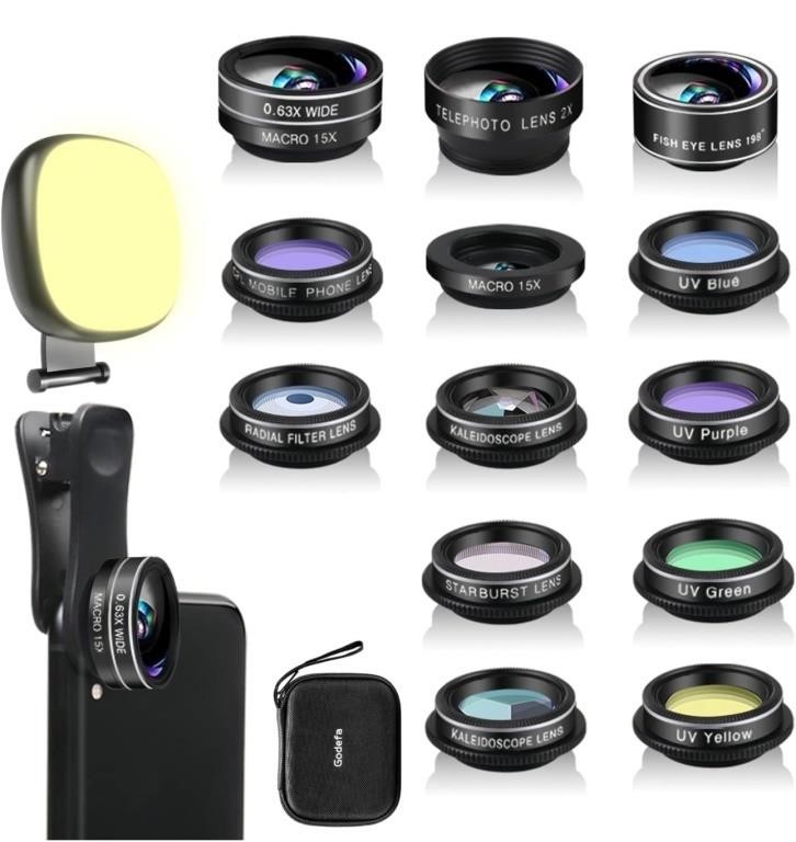 New Phone Camera Lens Kit, 14 in 1 Lenses with