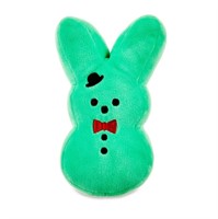 SM3739  Peeps 6" Plush Scented Bunny Green with Bo