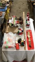 Christmas decorations, Santa soap dispensers