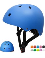 Glaf Toddler Bike Helmet, Silver, 18.9-21.26