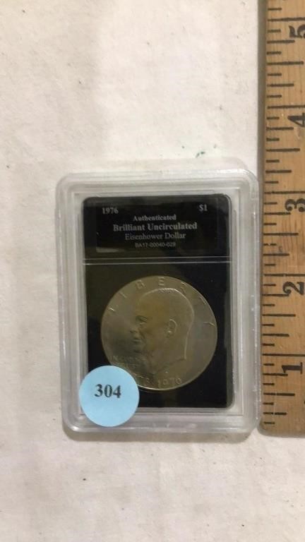 1976 authenticated brilliant uncirculated