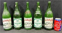 Cloverdale & Berkeley Club Green Glass Bottle-Lot