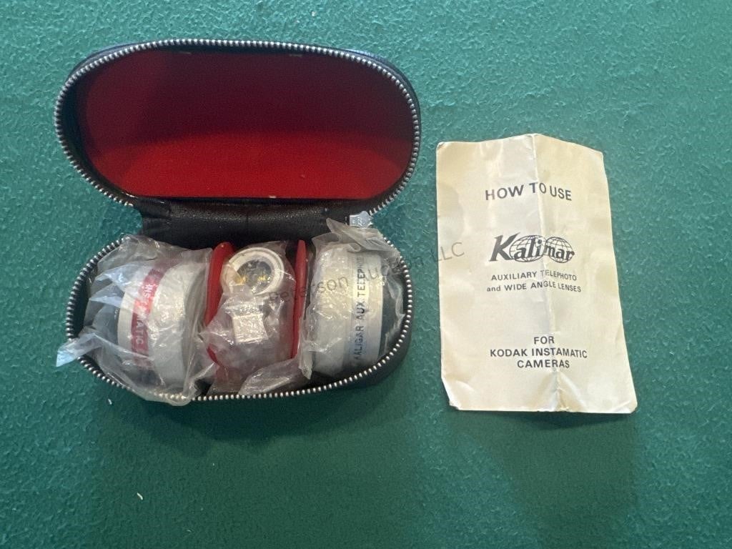 Kalimar Lenses for Kodak Instamatic Cameras