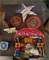 Misc lot of Christmas items and other decorations