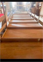 14 Hardwood Bunk Bed Frames (32” x 78” Full Set)