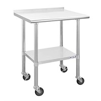 Hally Stainless Steel Table for Prep & Work 24 x