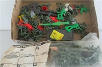 ASSORTED ARMY AND COWBOY FIGURES