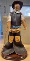 12IN. PORCELAIN COWBOY FIGURINE