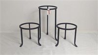 NEW SET OF 3 METAL PLANT STANDS