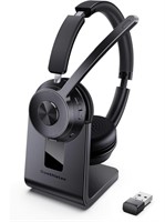 Version) Wireless Headset, Bluetooth Headset with