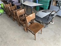 9 - Kids Wooden Chairs