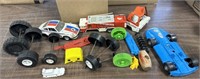 Miscellaneous lot of toy parts