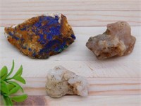 MIXED ROUGH LOT ROCK STONE LAPIDARY SPECIMEN