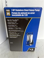 1 HP stainless steel sump pump