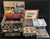 Massive Vintage Coin Collectors Sets
