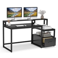 LITTLE TREE 60 inch Computer Desk Large Home
