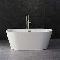 WOODBRIDGE 59" Acrylic Freestanding Bathtub
