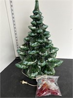 Ceramic Christmas tree light