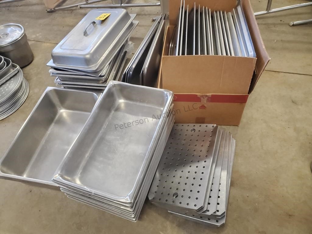 Stainless Inset Pans & Lids