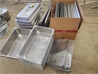 Stainless inset pans and lids