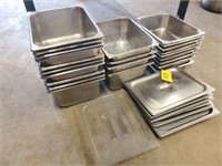 Stainless Inset Pans & Lids