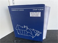 Canada stamp album- 2000-2011 900+ used mounts