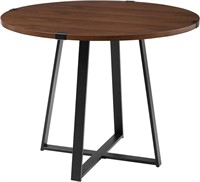 WE Furniture AZW40RDWRADW Dining Table, 40", Dark