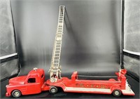 Antique Structo Fire Truck W Ladder