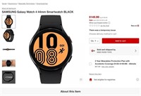 OF3093  Galaxy Watch 4 44mm Smartwatch BLACK