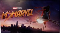 Autograph Signed Ms Marvel Poster