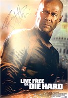 Autograph Signed Die Hard Poster
