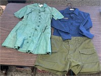 VINTAGE GIRL & BOY SCOUT CLOTHING LOT / SHIPS