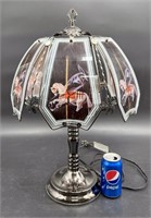 Carousel Lamp with Glass 22" Tall
