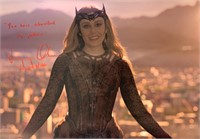 Autograph Signed Scarlet Witch Poster