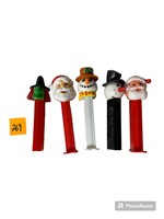 Christmas and Halloween Pez Dispensers