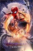 Autograph Signed Spiderman No Way Home Poster