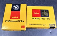 2 Vintage Kodak Professional Photo Film