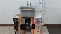 Stainless Steel Sink w/ Kohler Faucet/Sprayer