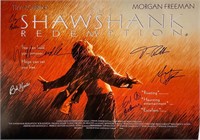 Autograph Signed Shawshank Redemption Poster