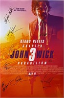 Autograph Signed John Wick 3 Poster