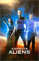 Autograph Cowboys & Aliens Poster