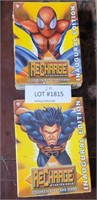 2 NOS MARVEL RECHARGE CARD GAME STARTER DECKS