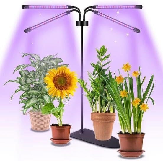 NEW $30 LED Plant Grow Light w/4 Heads