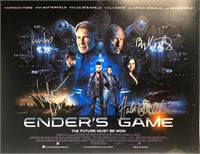Autograph Ender's Game Poster