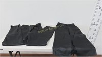 Bermans Black Leather Skirt & Pants Womens Size 6
