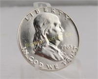 1963 Franklin Half Dollar AU
