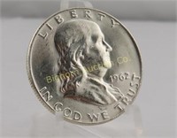 1962-D Franklin Half Dollar AU