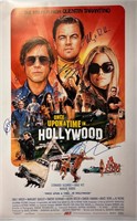 Autograph Once Upon A Time In Hollywood Poster